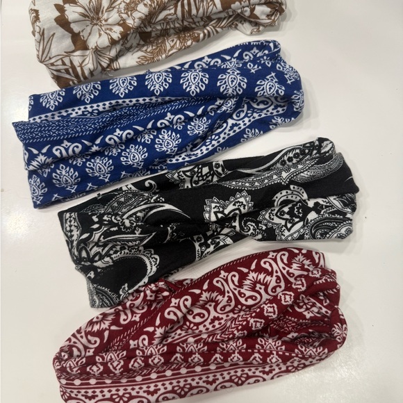 Huachi Accessories - Set of Four Patterned Headbands